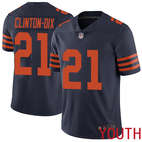 Chicago Bears Limited Navy Blue Youth Ha Ha Clinton-Dix Jersey NFL Football #21 Rush Vapor Untouchable->youth nfl jersey->Youth Jersey